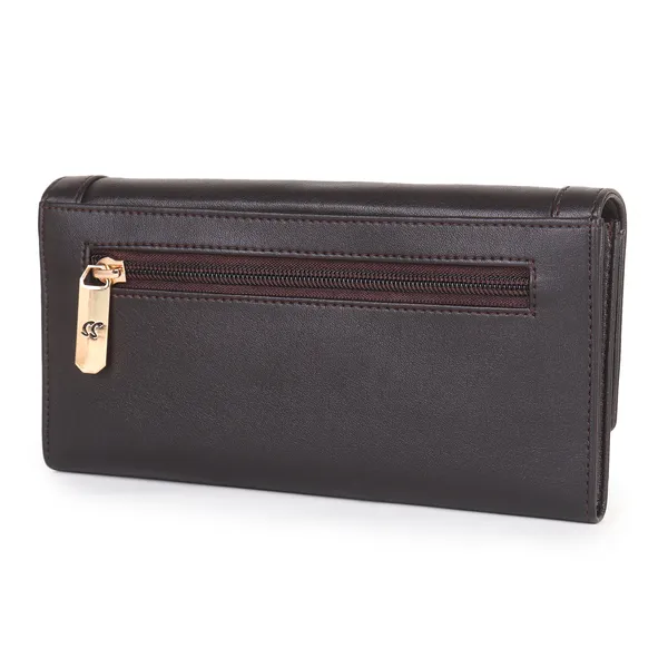 Signature_Black_Leather_Multi_Compartment_Wallet_For_Women