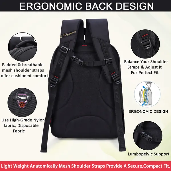 Signature_Black_Fabric_Multi_Compartment_18_Inch_Laptop_Backpack