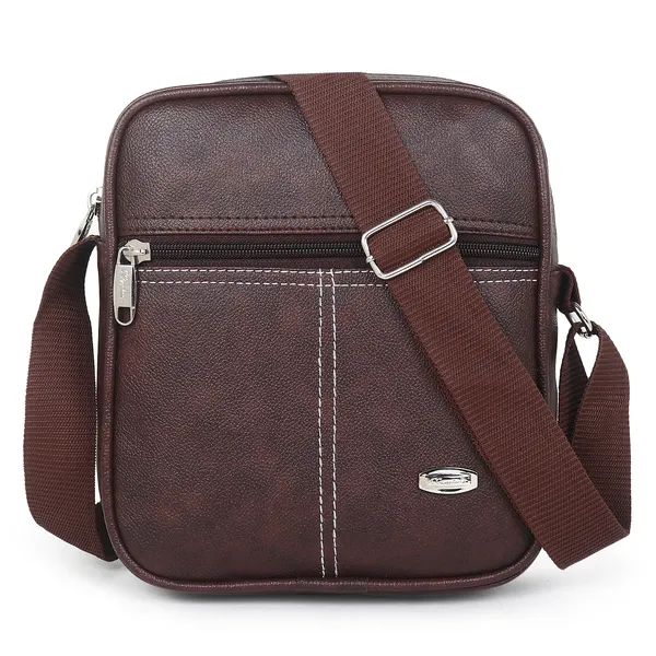 Signature_Brown_Vegan_Leather_Multi_Compartment_Sling_Bag