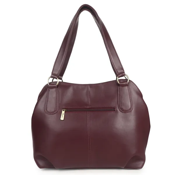 Signature_Faux_Leather_Multi_Compartment_Metallic_Zip_Handbag