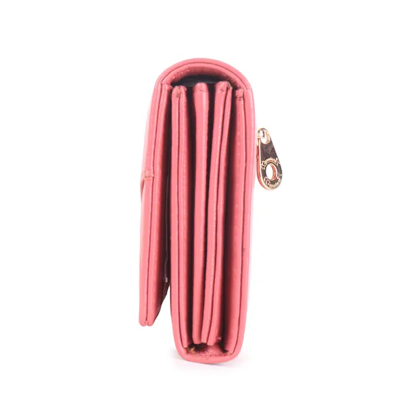 Signature_Pink_Faux_Leather_Envelope_Wallet_For_Women