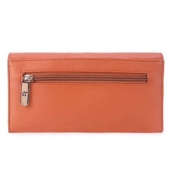 Signature_Tan_Leather_Perforated_Heart_Wallet_For_Women
