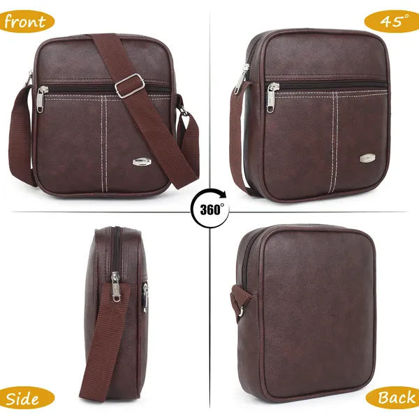 Signature_Brown_Vegan_Leather_Multi_Compartment_Sling_Bag