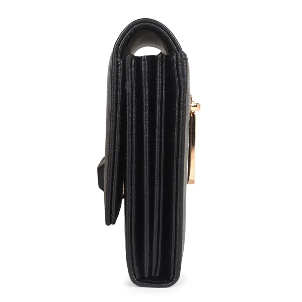 Signature_Black_Faux_Leather_Tri_Fold_Multi_Compartment_Wallet