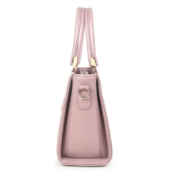 Signature_Pink_Quilted_Faux_Leather_Metal_Hardware_Handbag