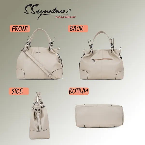 Signature_Cream_Leather_Medium_Adjustable_Sling_Handbag