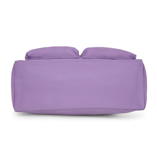 Signature_Purple_Faux_Leather_Multi_Pocket_Diaper_Bag_For_Parents_And_Babies