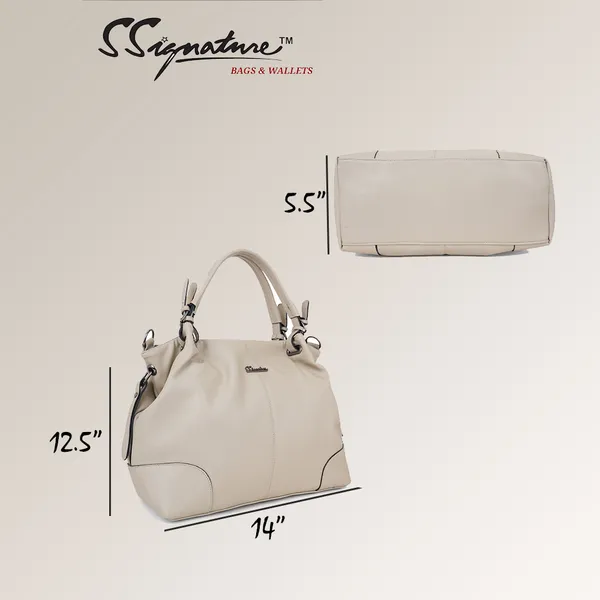 Signature_Cream_Leather_Medium_Adjustable_Sling_Handbag