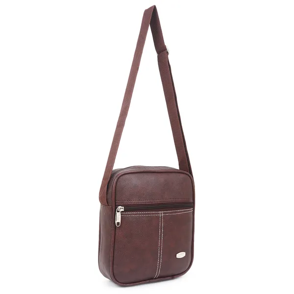 Signature_Brown_Vegan_Leather_Multi_Compartment_Sling_Bag