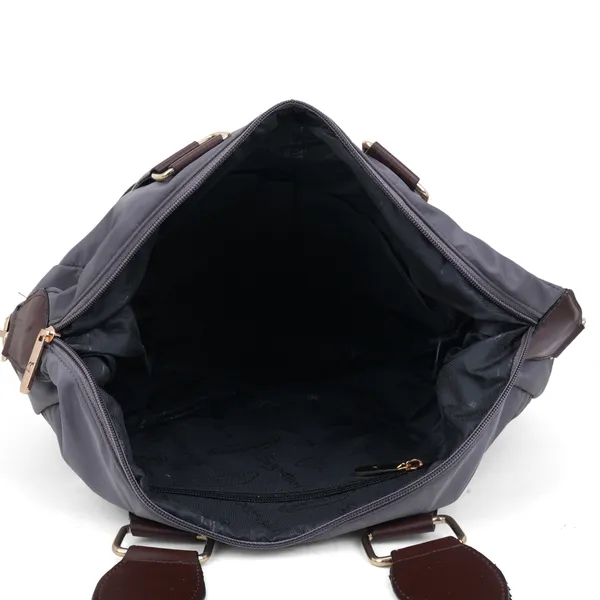 Signature_Grey_Faux_Leather_Dual_Handle_Multi_Compartment_Shoulder_Bag_For_Women