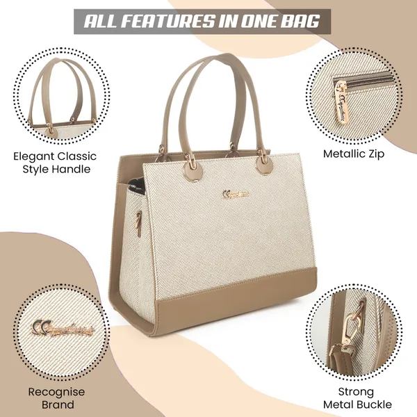 Signature_Two_Tone_Faux_Leather_Structured_Metal_Hardware_Handbag_For_Women