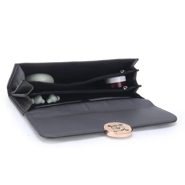 Signature_Grey_Faux_Leather_Ring_Detail_Wallet_For_Women
