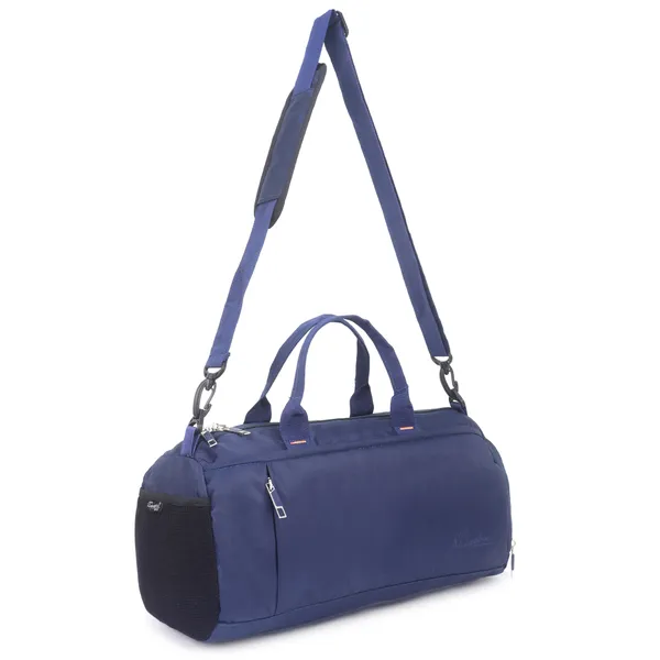 Signature_Navy_Blue_Fabric_Water_Resistant_Shoe_Compartment_GYM_Bag