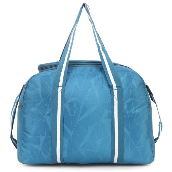 Signature_Sky_Blue_Fabric_Adjustable_Strap_Travel_Duffel_Bag
