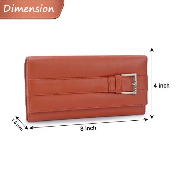 Signature_Brown_Leather_Belt_Buckle_Travel_Wallet_For_Men_And_Women