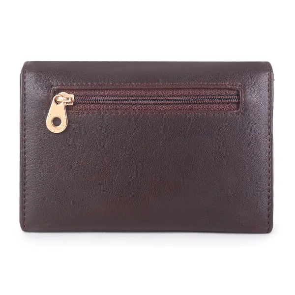 Signature_Brown_Leather_Envelope_Flap_Wallet_For_Men_And_Women
