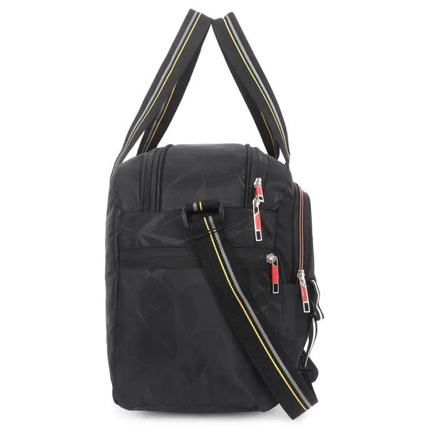 Signature_Black_Fabric_Adjustable_Strap_17_Inch_Duffel_Bag