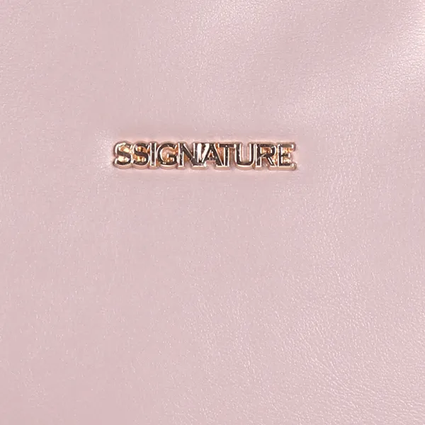 Signature_Dusty_Pink_Faux_Leather_Metallic_Zip_Tote_Handbag
