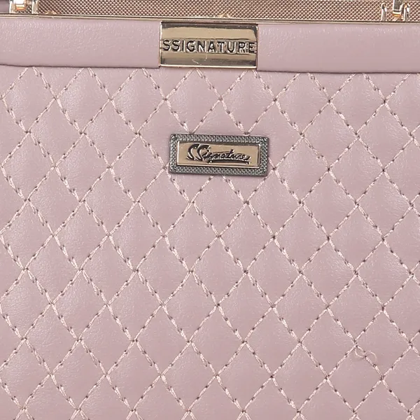Signature_Pink_Quilted_Faux_Leather_Metal_Hardware_Handbag