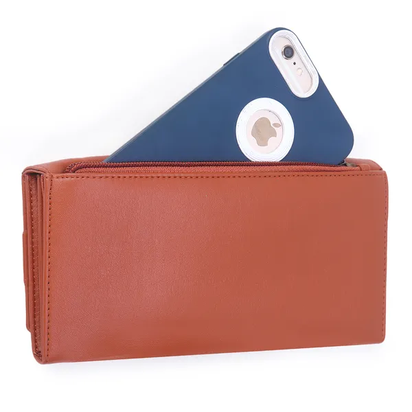 Signature_Brown_Leather_Belt_Buckle_Travel_Wallet_For_Men_And_Women