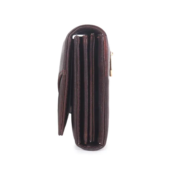 Signature_Brown_Leather_Envelope_Flap_Wallet_For_Men_And_Women