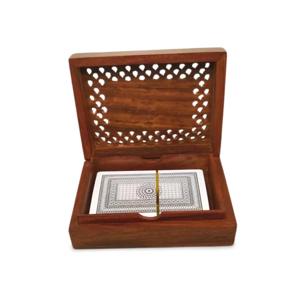 Premium_Handmade_Wooden_1_Pack_Jaali_Play_Card_Holder_Box_With_Brass_Inlay_And_Brass_Plate_With_Single_Card_Deck_Storage_Designed_For_All_Ages_For_Best_Gifitng_And_Games
