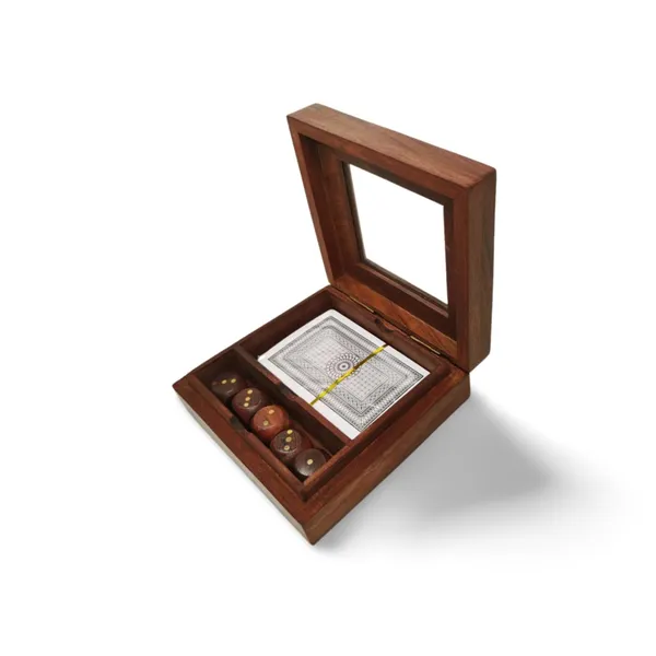Permium_Handmade_1_Pack_Playing_Card_Box_With_5_Dice_In_Glass_Top_Wooden_Brass_Symbols_Inlayed_Box_Indoor_Outdoor_Games_For_All_Ages_Best_For_Gifiting_Occasions_Parties_Get_Together