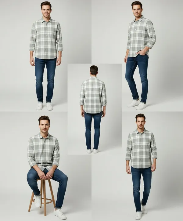 Light_Green_Cotton_Shirt_For_Men