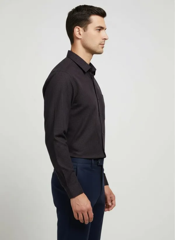 Wine_Cotton_Shirt_For_Men