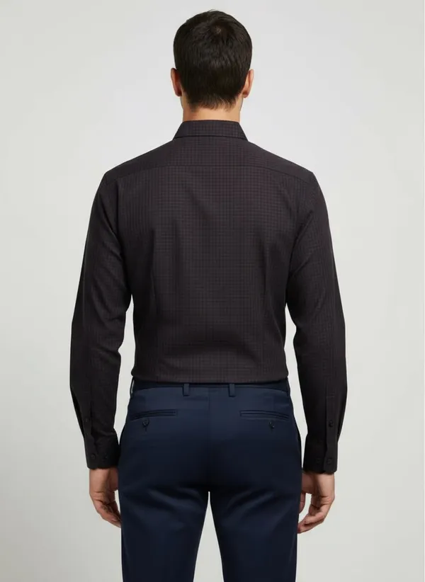 Wine_Cotton_Shirt_For_Men