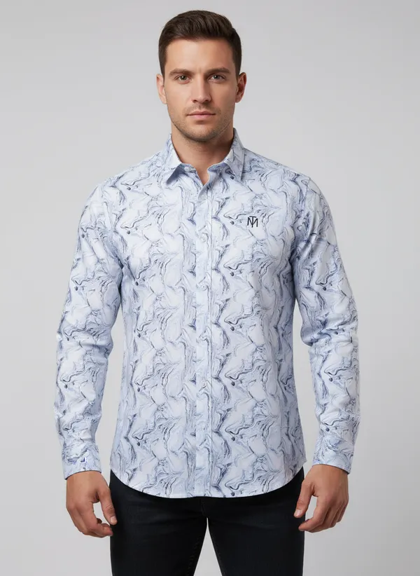 Light_Blue_Cotton_Shirt_For_Men