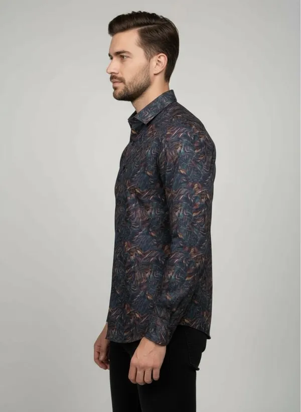 Dark_Green_Cotton_Shirt_For_Men