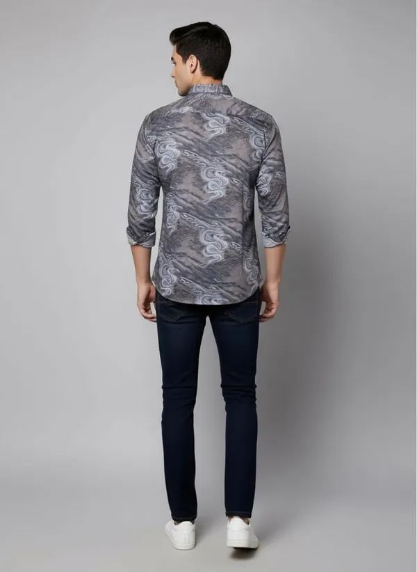Dark_Grey_Cotton_Shirt_For_Men
