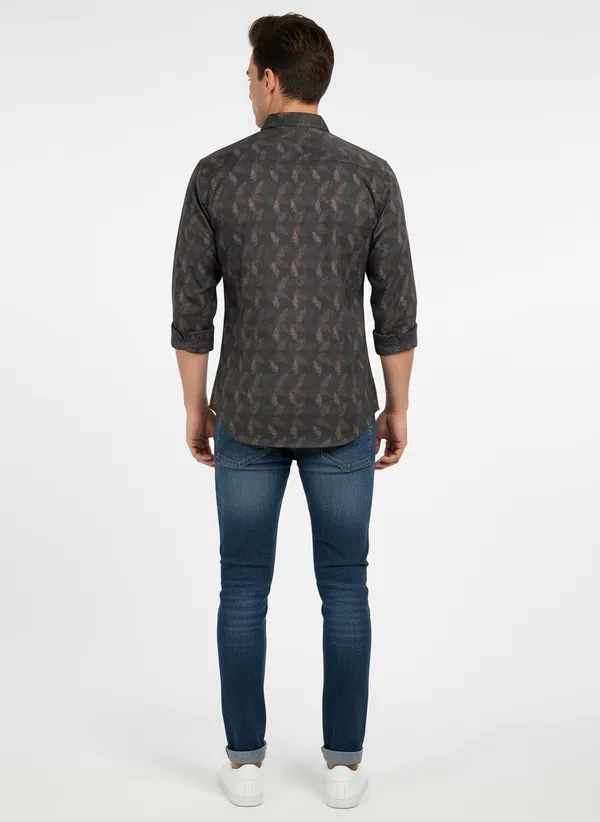 Dark_Grey_Cotton_Shirt_For_Men