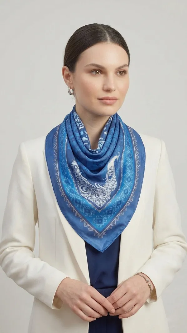 KAHERI_Women_Satin_Silk_Printed_Scarf_(100_x_100_cm,_Blue)_01