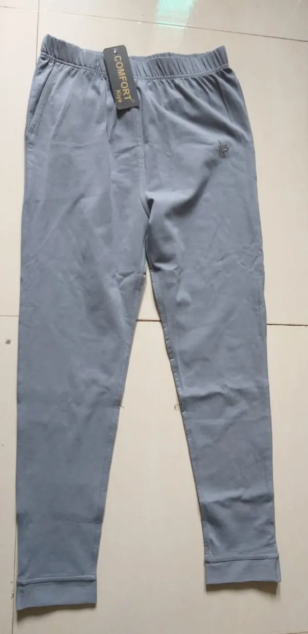 Kaheri_Elite_Women's_Slim_Fit_Cotton_Kurti_Pants_-_Heather_Grey