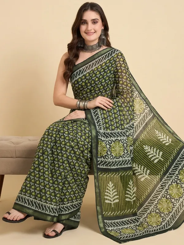 Kaheri_Enterprise-Maheshwari_Silk_Pure_Cotton_Saree_with_Traditional_Border_mendi