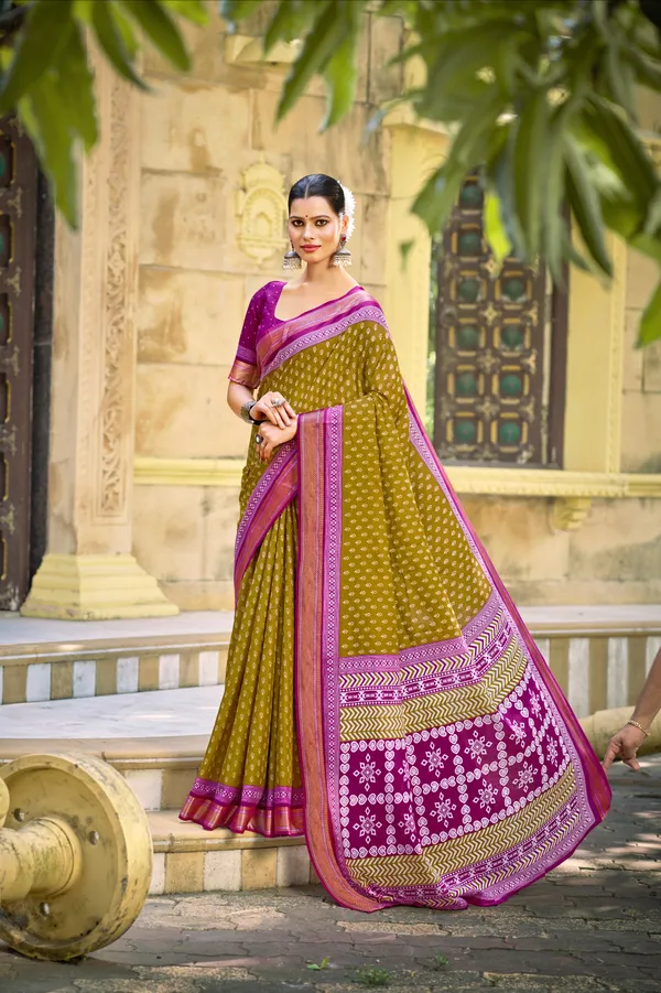 Kaheri_Saree_:_Premium_Mul_Cotton_Saree_with_Traditional_Bandhani_Print_Zalak_Mendi