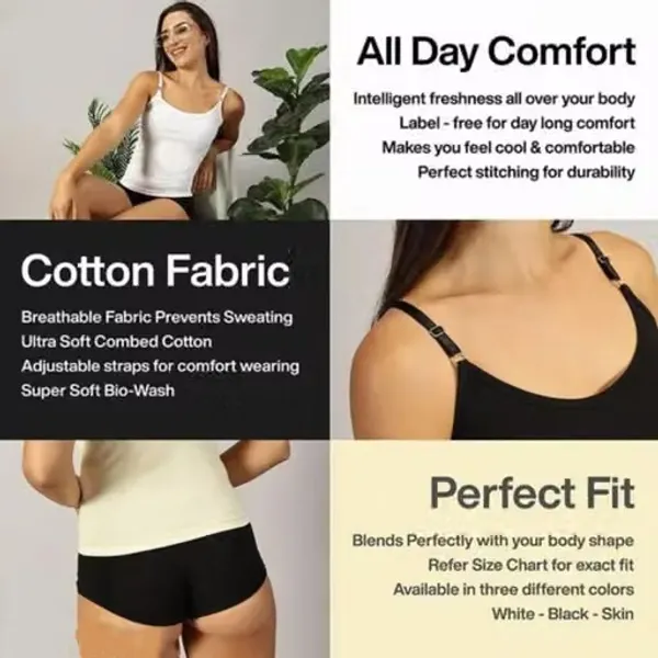 Kaheri_Solid_Black_Cotton_Camisole_slip_with_adjustable_solder_strap_-_pack_of_3