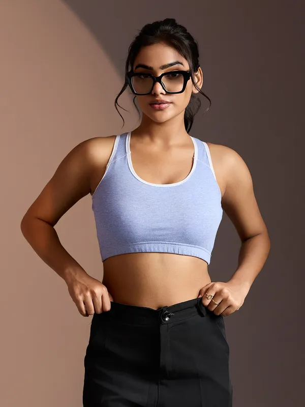Kaheri_Solid_Women's_Sky_Blue_Melange_High-Impact_Sports_Bra_UV-008_Melange_Blue