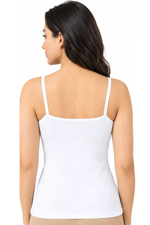 Kaheri_White_Solid_Cotton_Slip_with_adjustable_strap_for_ladies.