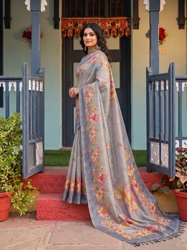 Kaheri_Women_Grey_Digital_Floral_Printed_Soft_Eroad_Saree_with_Mirror_Work_&_Tassels