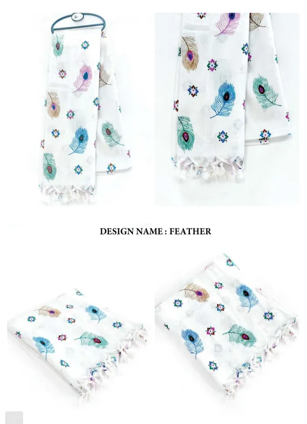 Morpich_White_Print_Summer_Dupatta_For_Ladies