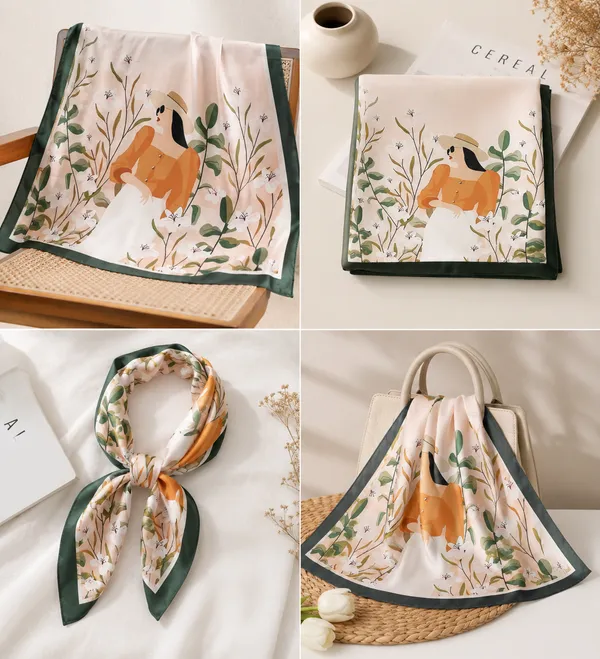 Premium_Satin_Silk_Square_Scarf_for_Women_(65_X_65_cm)_|_Elegant_Floral_&_Girl_Print_Bandana