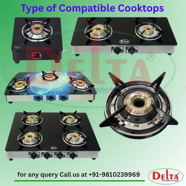 Delta_Gas_Stove_Parts_Part_Black_Powder_Coated_Pan_Support_Glass_Top_With_Mini_Bowl_Stand_Pin_To_Size_150_Mm_Pack_Of_2