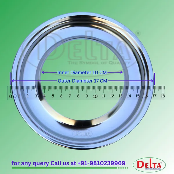 Delta_Gas_Stove_Parts_Stainless_Steel_Round_Dip_Spill_Tray_For_Universal_Body_Size_17X17_Cm_Pack_Of_3