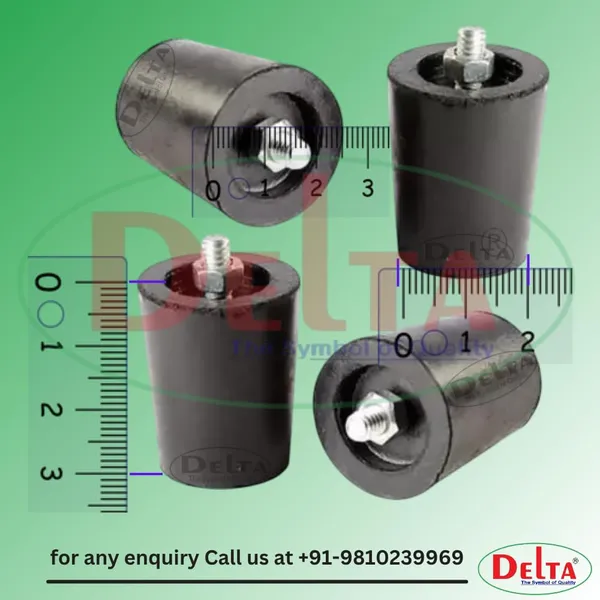 Delta_Gas_Stove_Rubber_Legs_Set_Of_4_Black_Anti_Slip_Feet_With_Inner_Stainless_Steel_Nut_Bolt_Durable_Support_Stands_For_Lpg_Stoves_Kitchen_Appliances_High_Quality_Stabilizers