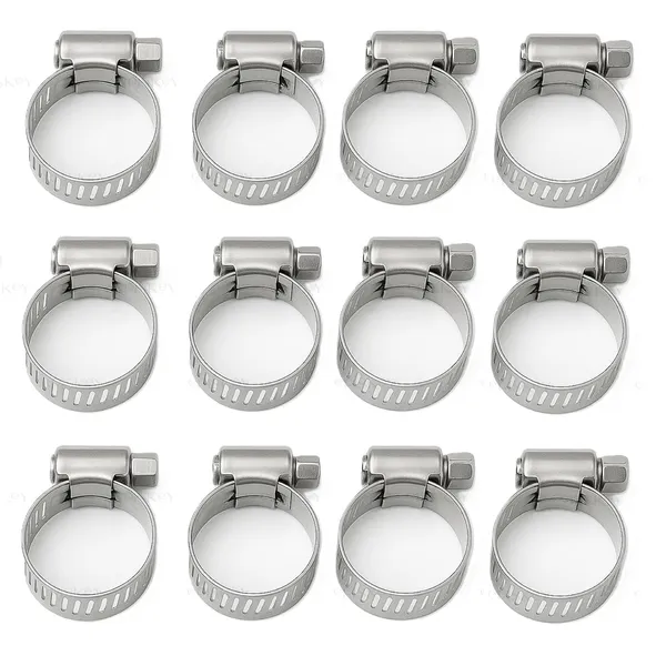 Delta_Gas_Stove_Replacement_Part_Adjustable_Hose_Pipe_Stainless_Clamp_19_Mm_Fuel_Air_Pack_Of_12_Pcs