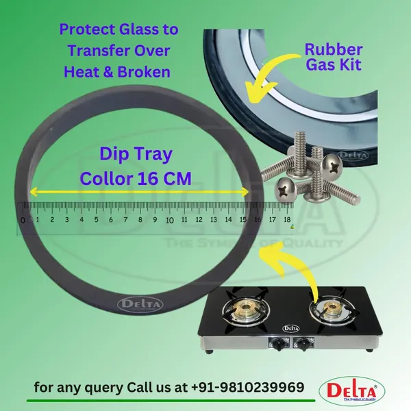 Delta_Gas_Stove_Part_Heat_Protection_Rubber_Gaskit_Ring_160_Mm_Diameter_With_Set_Of_Screw_For_Glass_Top_Stoves_Kit_To_Protect_Over_Broken_Pack_3_Pcs