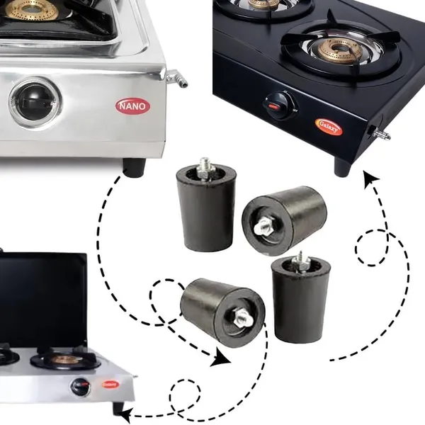 Rubber_Gas_Stove_Legs_Set_Of_4_Black_Anti_Slip_Feet_With_Inner_Stainless_Steel_Nut_Bolt_Durable_Support_Stands_For_Lpg_Stoves_Kitchen_Appliances_High_Quality_Stabilizers_Medium